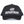 Load image into Gallery viewer, The front of a black trucker hat with the text Art Department printed in white.