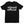 Load image into Gallery viewer, A black Almost Official glitch logo shirt on a white background.