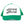 Load image into Gallery viewer, The front of a green and white trucker hat with the Almost Official Logo printed in black.