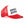 Load image into Gallery viewer, A three-quarter side view of a red and white trucker hat with the text Special Effects printed in black.