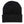 Load image into Gallery viewer, Back view of a black colored beanie
