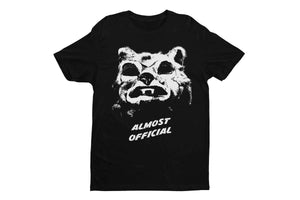 The Hombre Lobo black shirt depicting an abstract werewolf. 