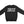 Load image into Gallery viewer, A black Almost Official glitch logo crewneck sweatshirt on a white background.
